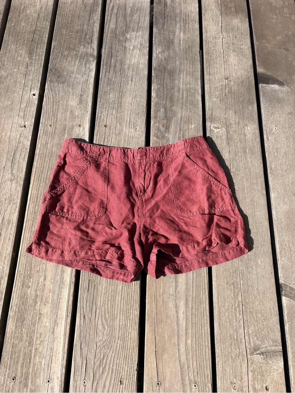 Sanctuary low rise shorts in dusty rose mauve